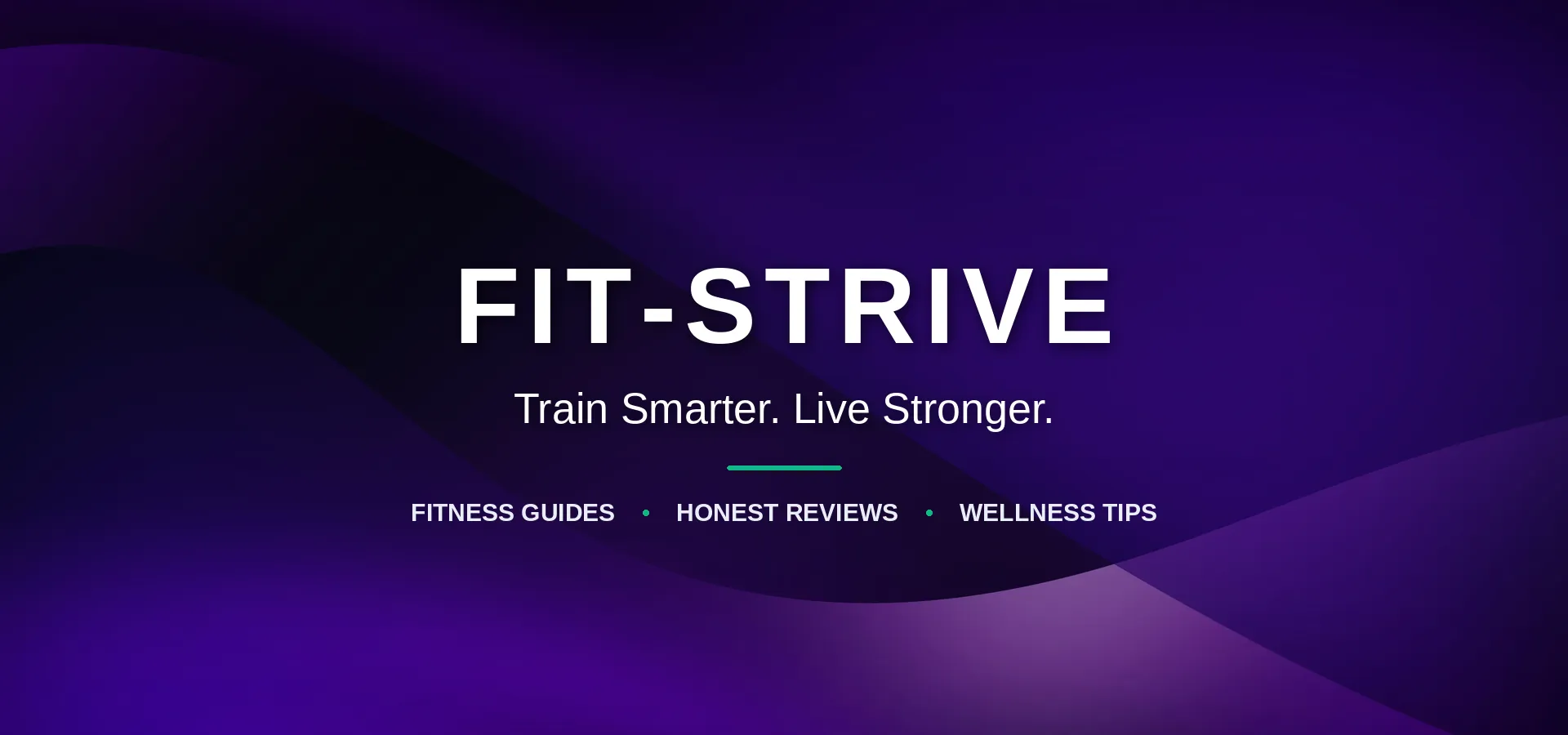 Fit-Strive fitness hero banner